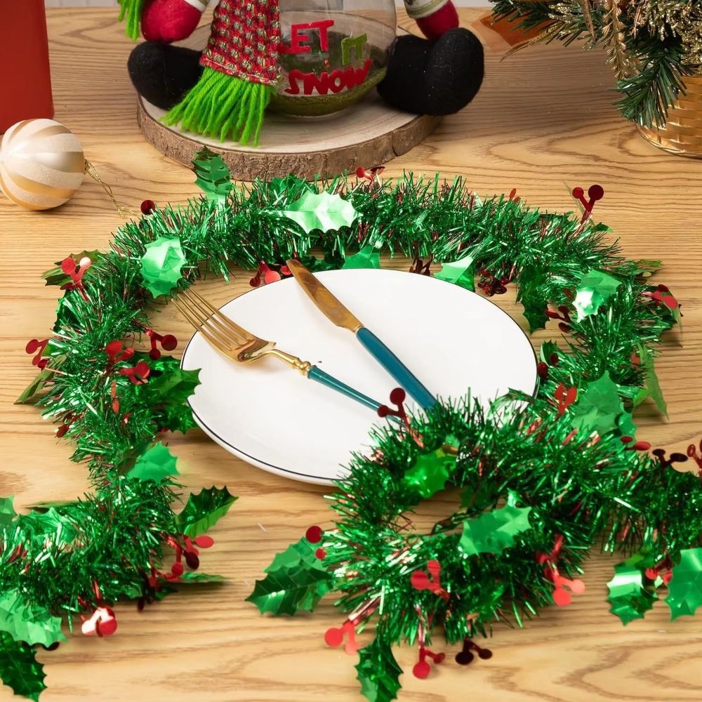 2PCS Reusable 2M Christmas Gar - Tinsel Garland Decoration ulasan dan harga