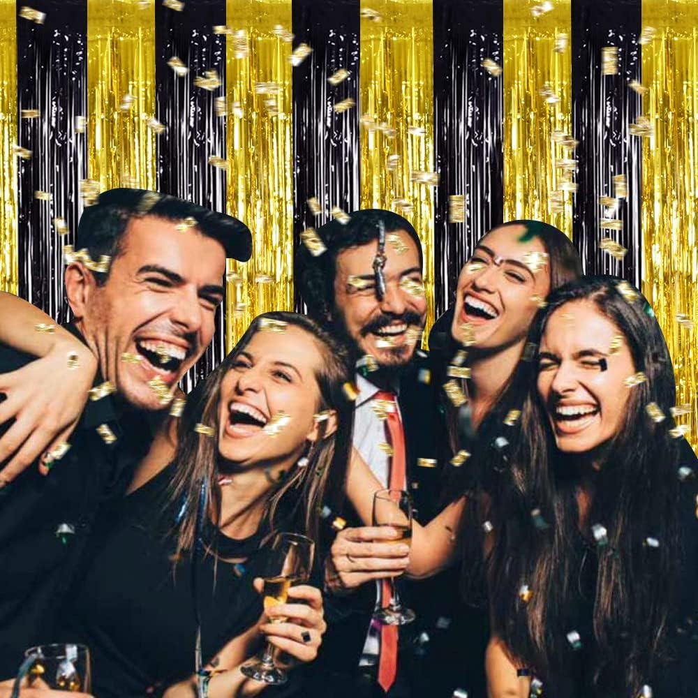 Party Backdrop Fringe Tinsel C - Tinsel Garland Decoration ulasan dan harga