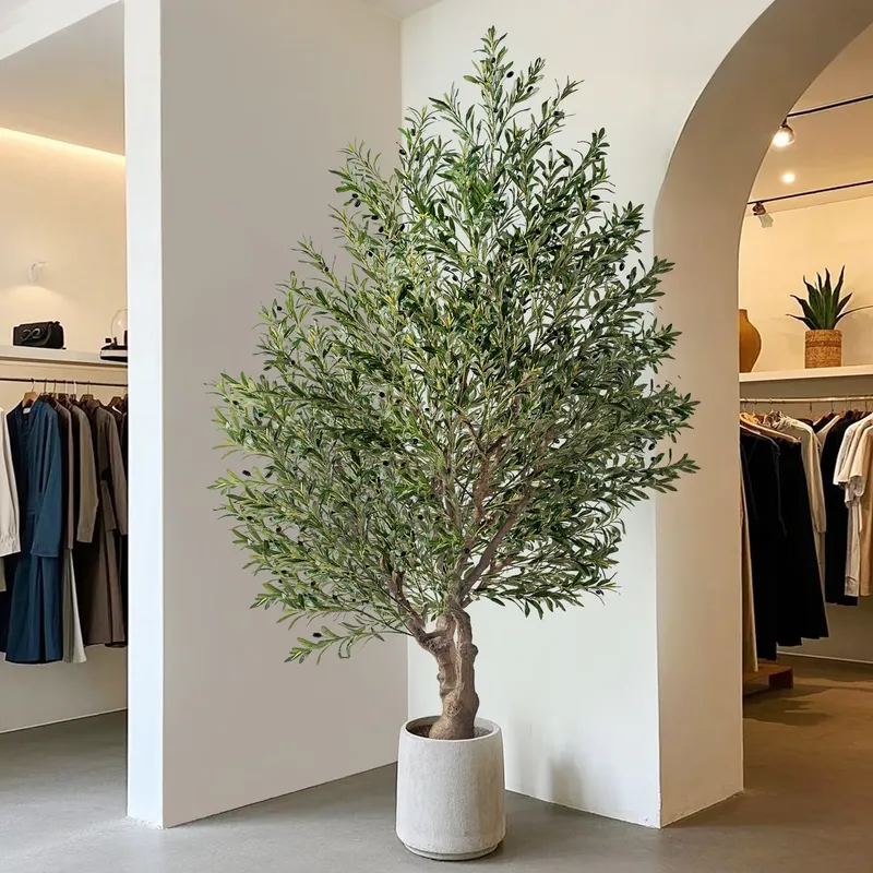 TikTok big artificial olive tr - Christmas Tree Artificial ulasan dan harga