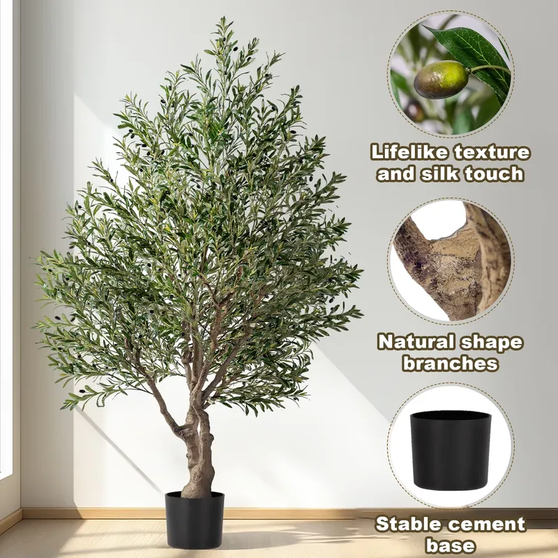 TikTok big artificial olive tr - Christmas Tree Artificial ulasan dan harga