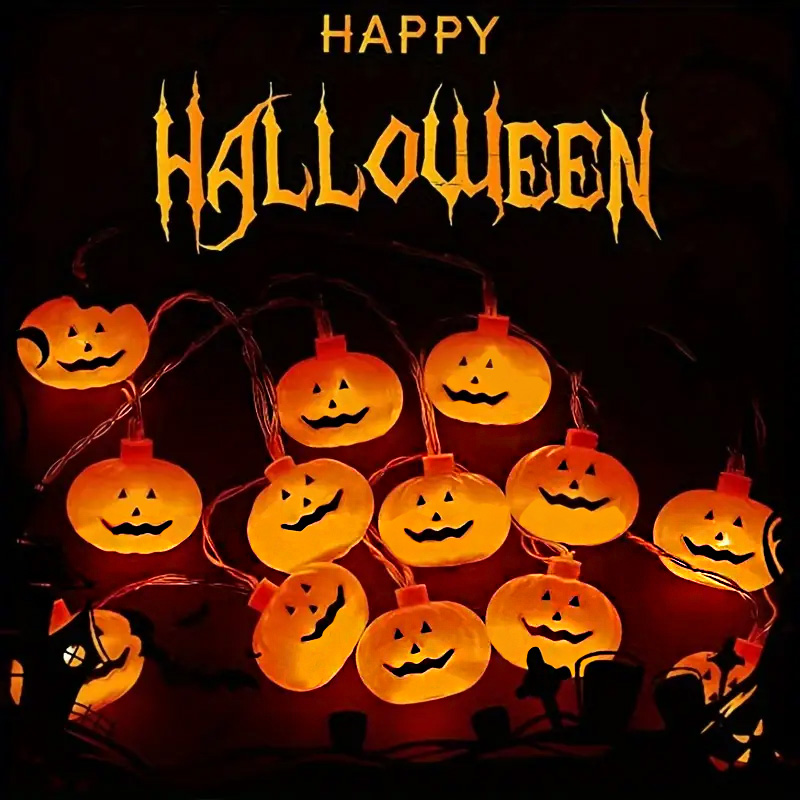 Halloween Pumpkin String Light - Led Fairy String Lights ulasan dan harga