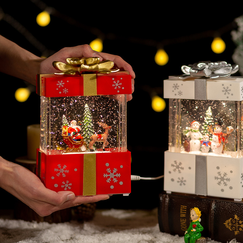 Automatic Snow Globe Music Box - Snow Globe Musical ulasan dan harga