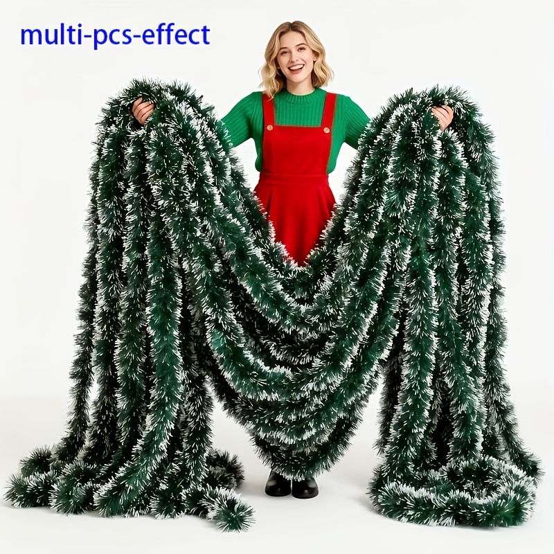 6/14M Christmas Tinsel Garland - Tinsel Garland Decoration ulasan dan harga