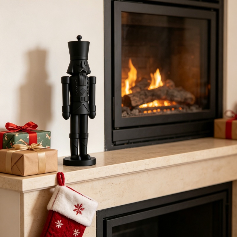Minimalist Black Nutcracker So - Nutcracker Figurine ulasan dan harga
