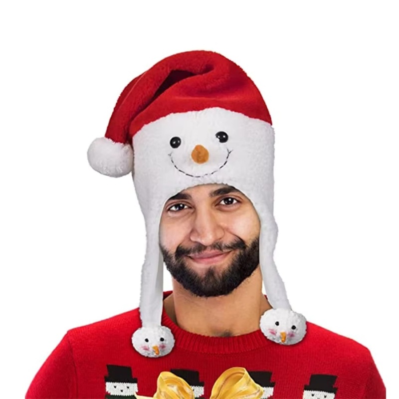 1pc Christmas Snowman Hat Plus - Santa Hat Plush ulasan dan harga