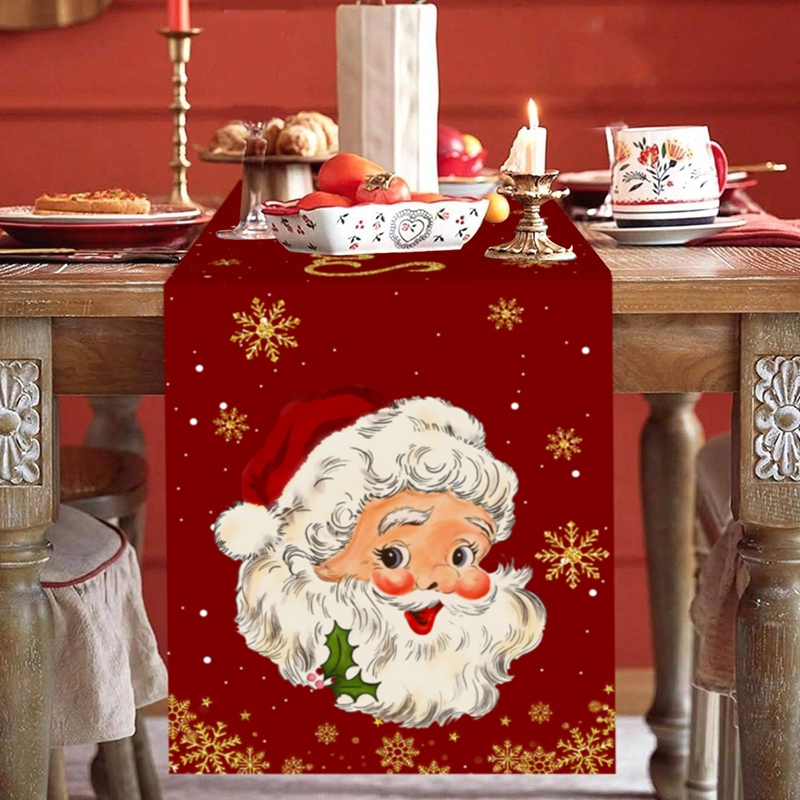 Christmas Table Runner Merry C - Christmas Table Runner ulasan dan harga