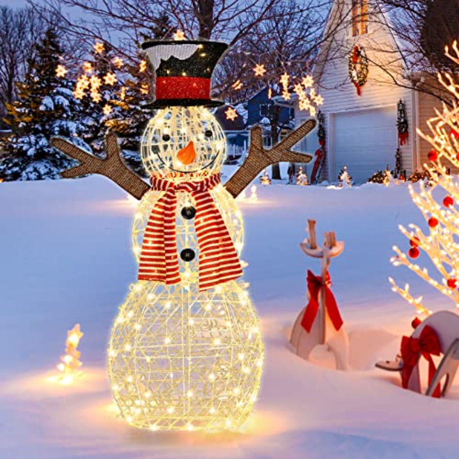 Christmas Outdoor Lighted Snow - Christmas Lights Outdoor ulasan dan harga
