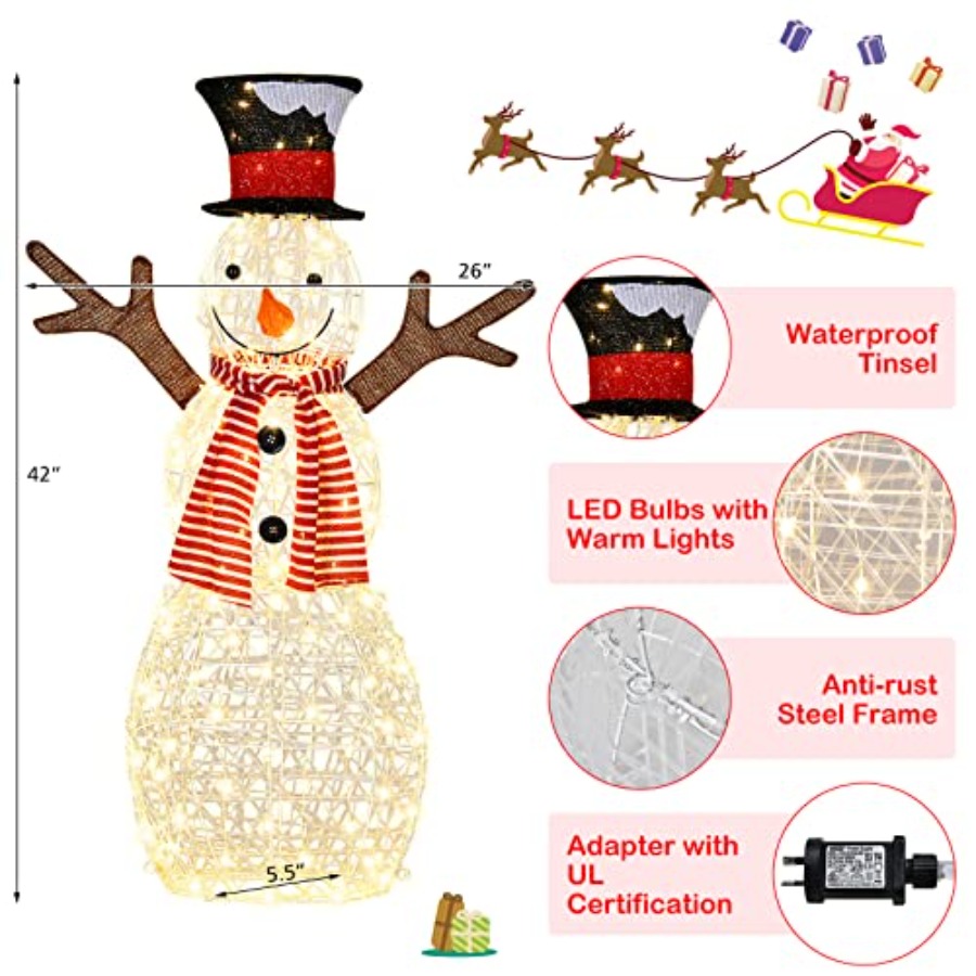Christmas Outdoor Lighted Snow - Christmas Lights Outdoor ulasan dan harga