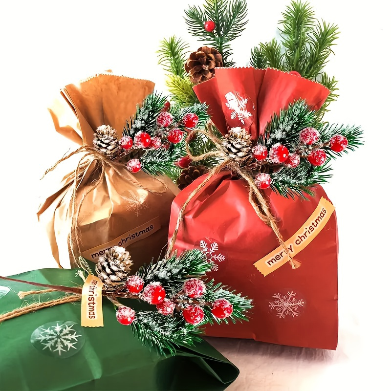 12Pcs Christmas Pine Picks Art - Christmas Tree Artificial ulasan dan harga