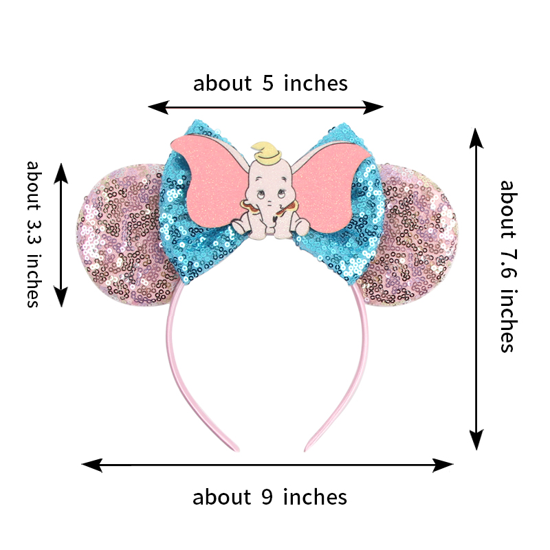 Disney Dumbo Mickey Mouse Ears - Ribbon Bow Gift ulasan dan harga