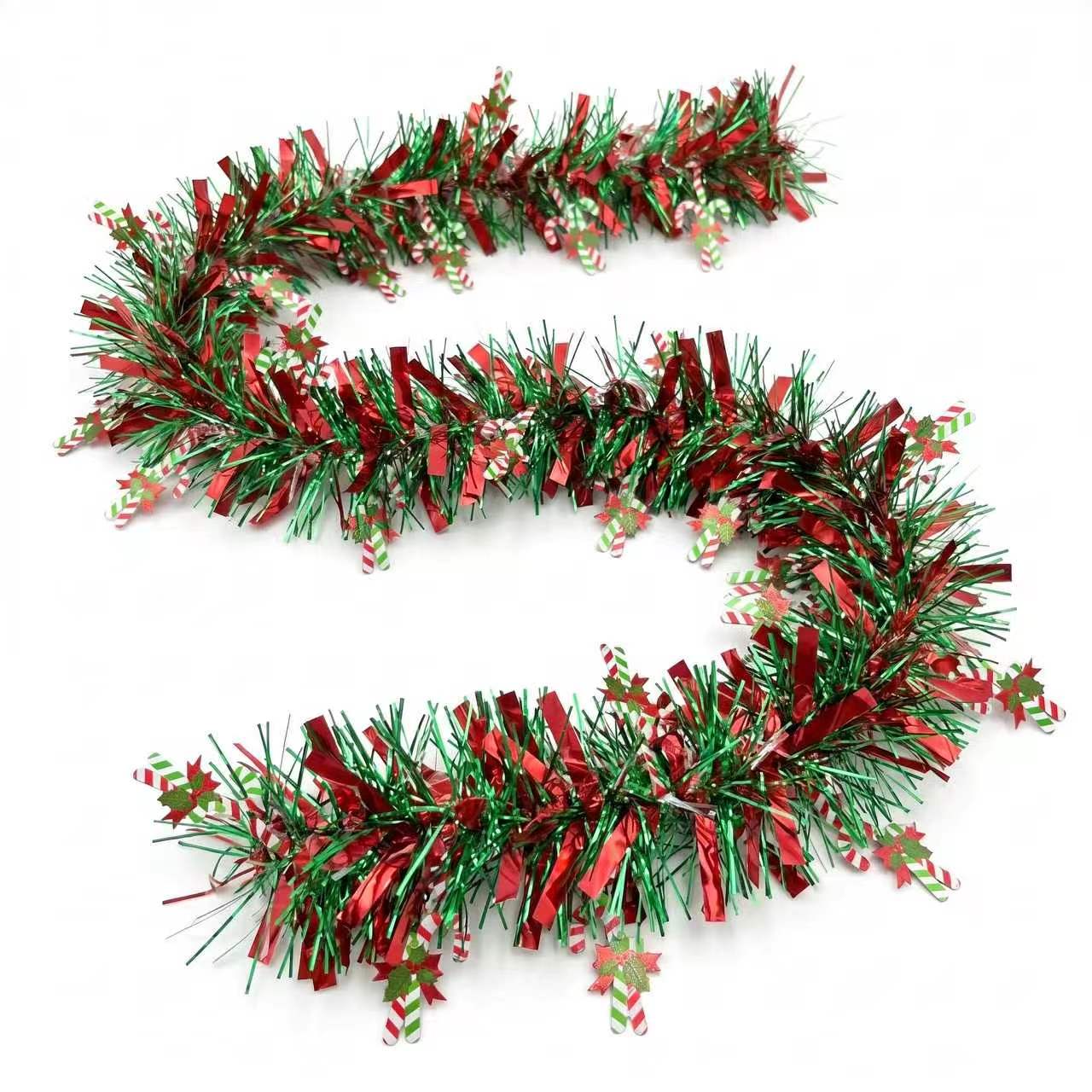 2M Christmas Tinsel Garland Ir - Tinsel Garland Decoration ulasan dan harga