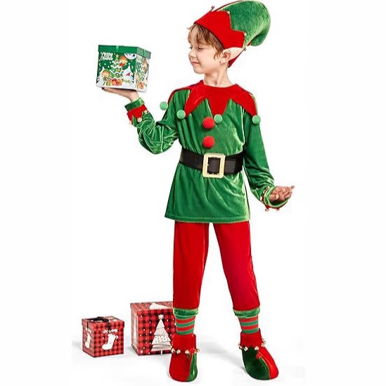Christmas Elf Costume Set Gree - Elf Costume Christmas ulasan dan harga