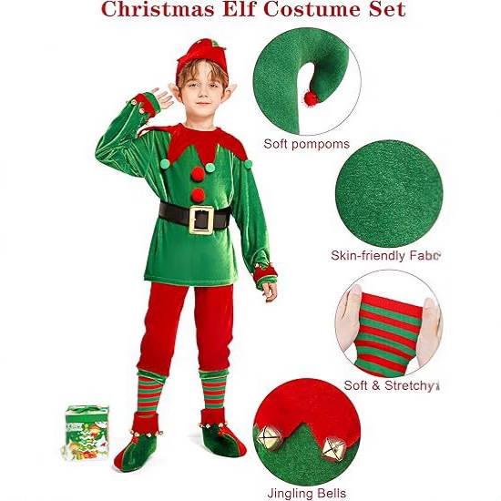 Christmas Elf Costume Set Gree - Elf Costume Christmas ulasan dan harga