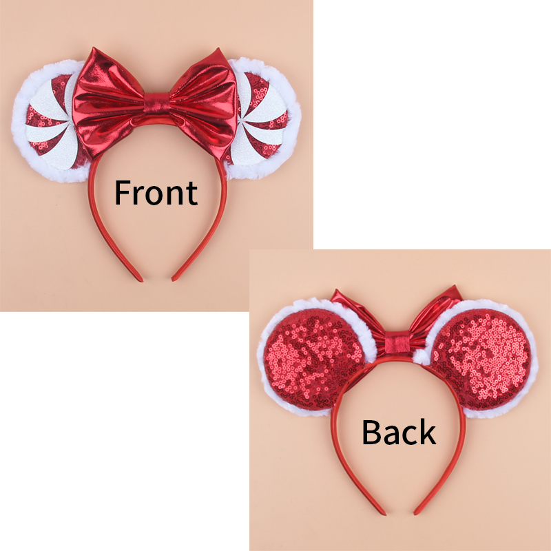 2026 Mickey Mouse Ears Headban - Ribbon Bow Gift ulasan dan harga